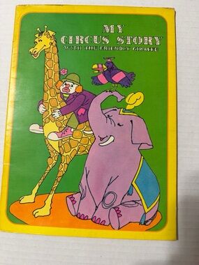 Vintage 1976 My Circus Story With The Friendly Giraffe Personalized Children’